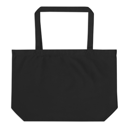 Bat Times Large Organic Tote Bag